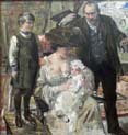 the artist and his family